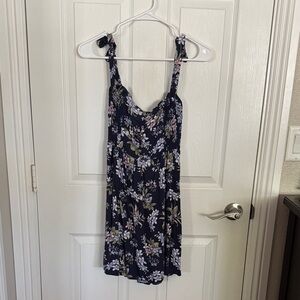 American Eagle Outfitters Navy Floral Mini Dress